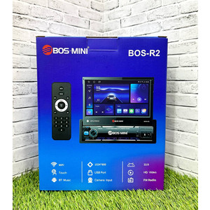 магнитола с выдвижным экраном Bos-Mini R2
