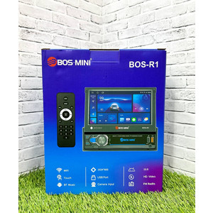 магнитола с выдвижным экраном от Bos-Mini R1